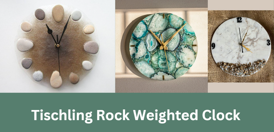 Tischling Rock Weighted Clock